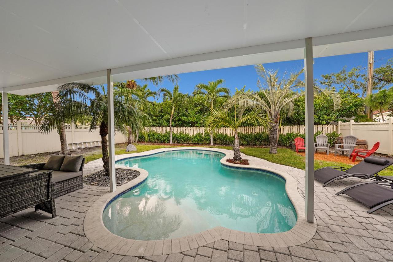 Comfortable 4 Bedroom House With Pool By Pmi Fort Lauderdale Exteriör bild