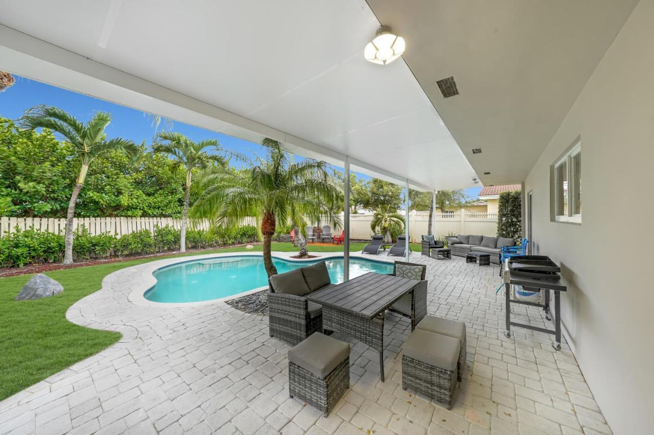 Comfortable 4 Bedroom House With Pool By Pmi Fort Lauderdale Exteriör bild