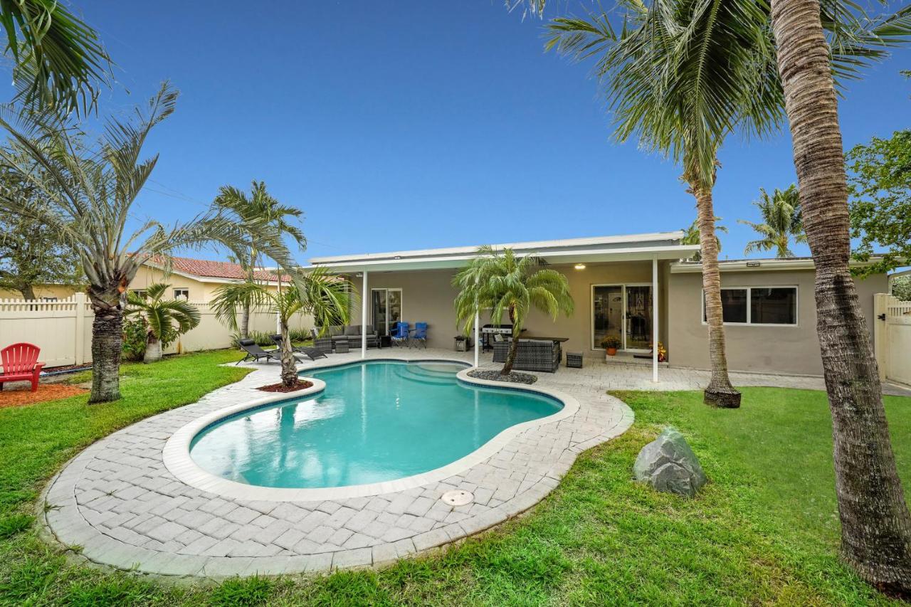 Comfortable 4 Bedroom House With Pool By Pmi Fort Lauderdale Exteriör bild